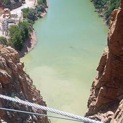 Nach dem Kraftwerk derzeit wieder ein breiter Fluss