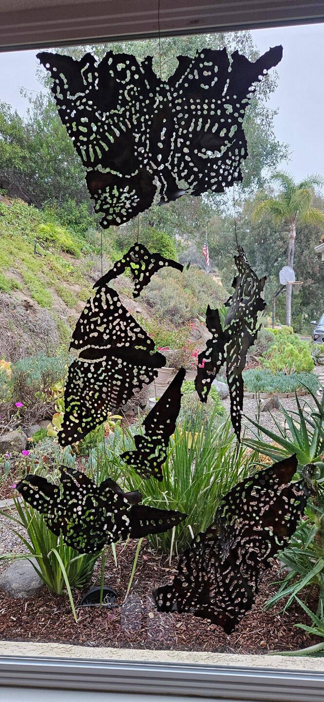 Metallkunstwerk von Vrenis Schwester Barbara Streiff