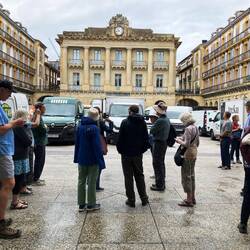 Constitution Square originally included a bull ring