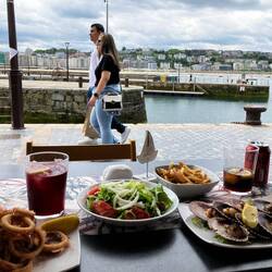 View from our plates.