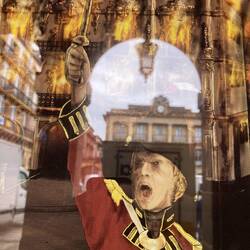 Fire in 1830s devastated the city paving the way for the Queen's plan.