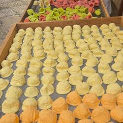 Pasta drying in the sun