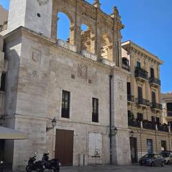 Palazzo del Sedile, the clock tower or old town hall of Bari