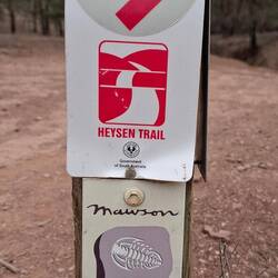 Found the Heysen Trail again. 1200km walk from Parachina Gorge to Cape Jervis.