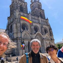 Mit Marie, Robert und wehendem Haar