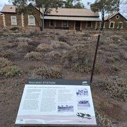 Station masters home and station from 1800's, Beltana. Was part of the original Ghan line