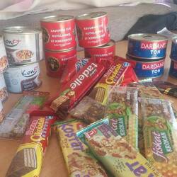 Und mein Verpflegungspaket ❤️