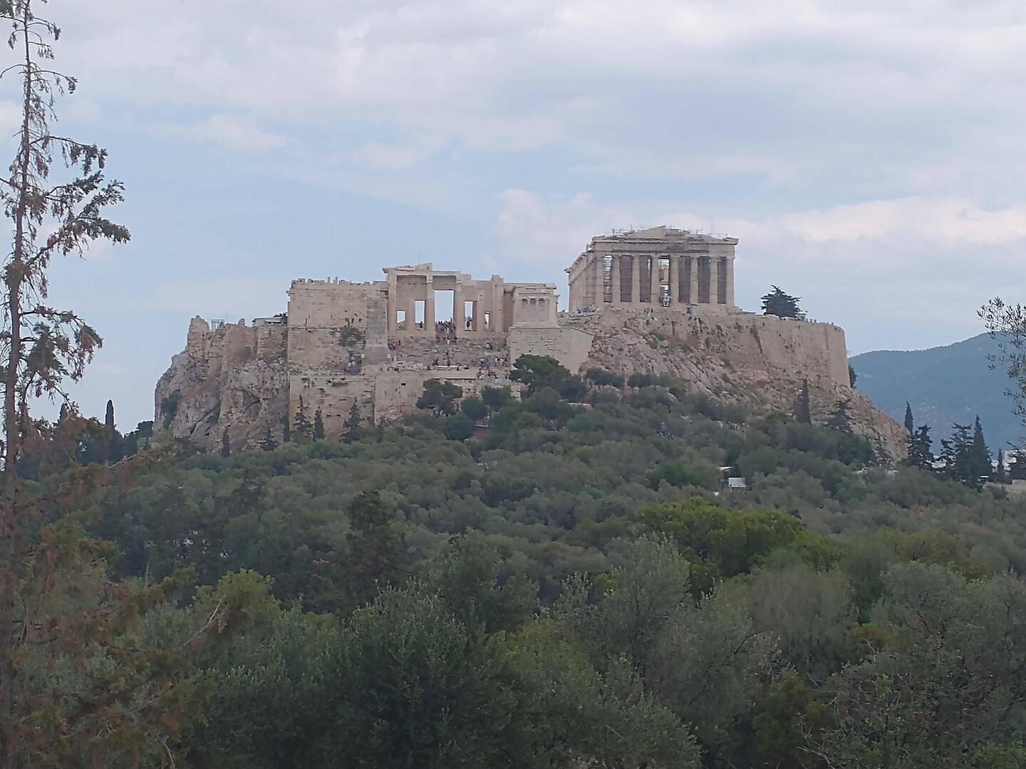 View from Pnyx Hill - one of the earliest sites in the creation of democracy - gathering place