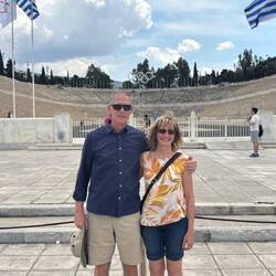 Panathenaic Stadium - site of the first modern Olympics in 1896