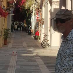 Typical street in the old town.