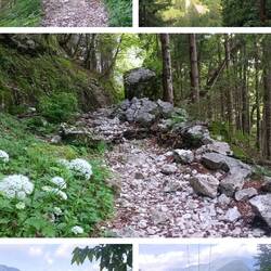 Der Weg ist nicht Jedermanns Sache, aber schöne Aussichten