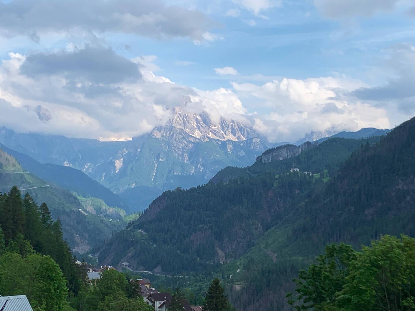 Blick vom Balkon