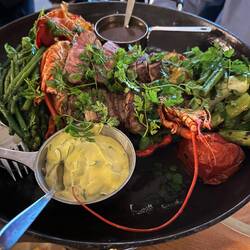 Surf and Turf for tea!
