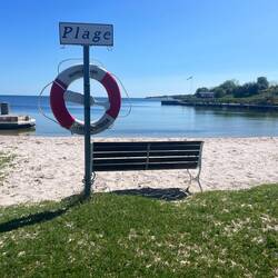 Idylle in St. Olafsholm - bis zum Knie war ich drin ;-)
