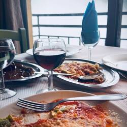 Wenngleich das Dinner kalorisch punktet...