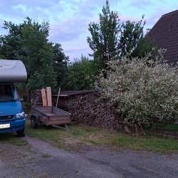 Perfekter Platz vor der Haustür des morgigen Geburtstagkindes