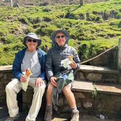 Lunch at a Fountain Up Top