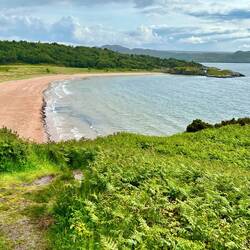 Strand an der Strecke