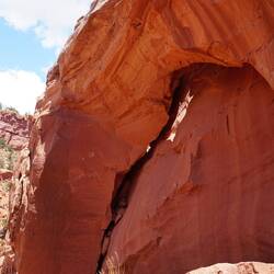 ein Steinbogen (Arch) entsteht