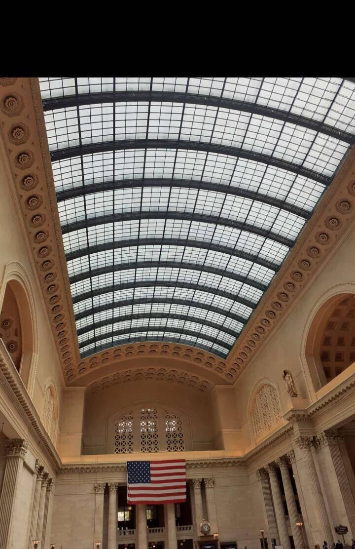 Die Bahnhofshalle von Chicago