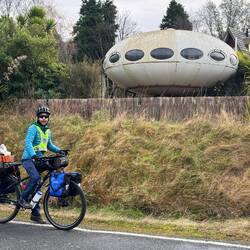 Spaceship House (a Futuro House)