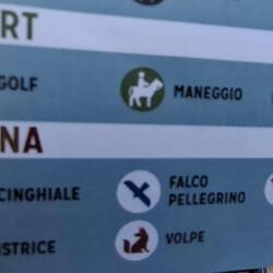 Map indicates wolves, wild boar and porcupines!