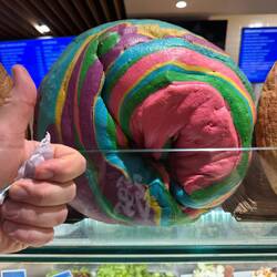 Holy giant bagel, Batman!