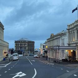 The old bank of NZ (left) and Australian Mutual & Provident (right)