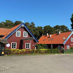Fischerhäuschen in Nida