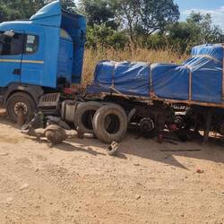 Liegen gebliebene Trucks