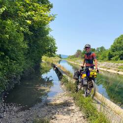 Und wieder mal ein überschwemmter Weg.