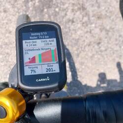 Nochmal Höhenmeter sammeln, die ich auf meiner Tour nicht hatte