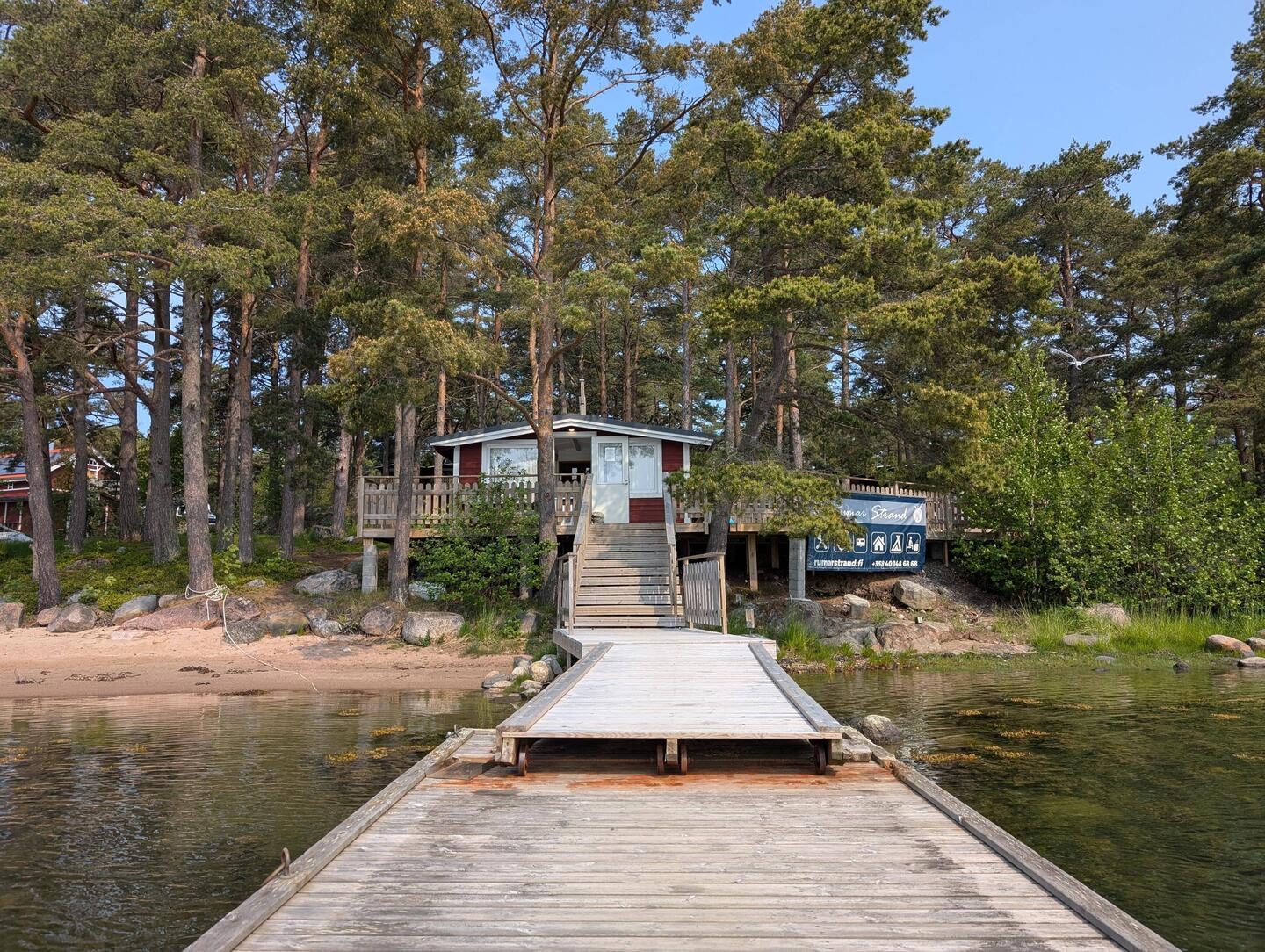 Sauna direkt am Meer