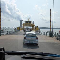 Überfahrt wieder mit den gelben Fähren (kostenlos)