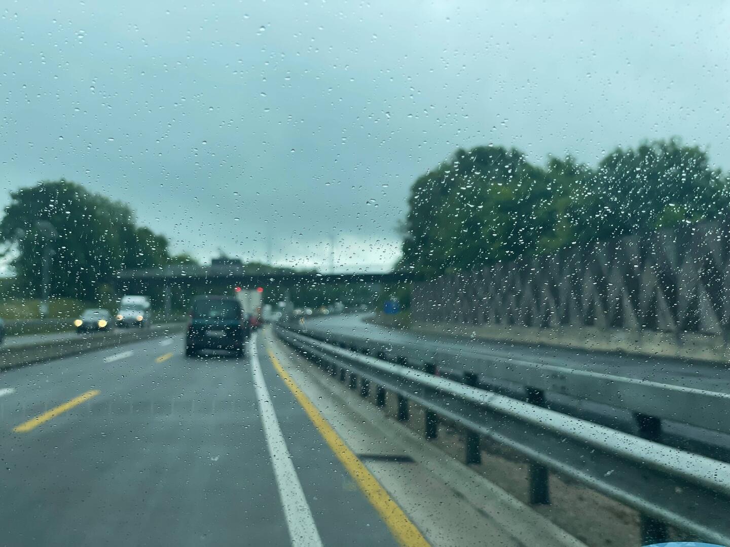 Die ersten Kilometer auf der Autobahn