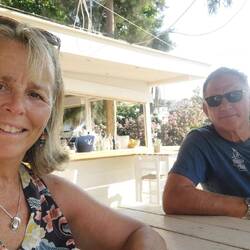 Not to wet after our paddle