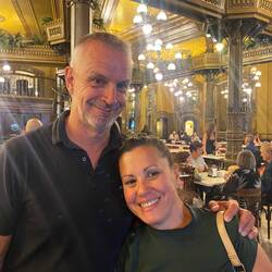 Café Iruña, of Hemingway fame.