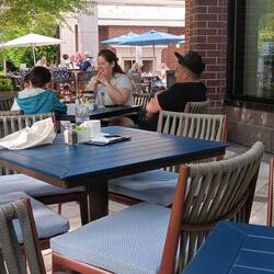 Caféen på vores hotel