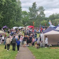 The Etruria Festival was popular all weekend long.