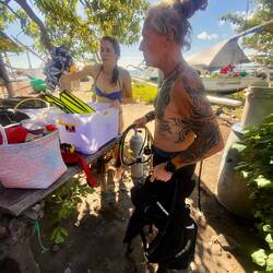 2e journée plongée, ce sera hélas la dernière suite à la blessure