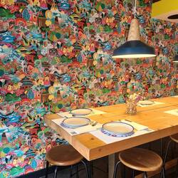 A very pretty café.