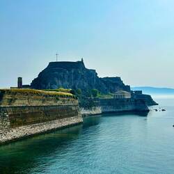 The Old Fortress guarding the Ionian Sea.