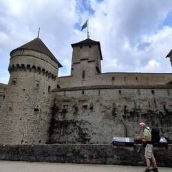 Patrick aan het Chateau.