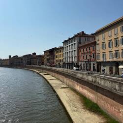 The river running through Pisa