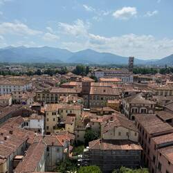 The hills in the distance were picturesque