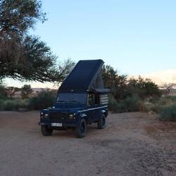 Drei Nächte bleiben wir im Hof des Roadhouses stehen...