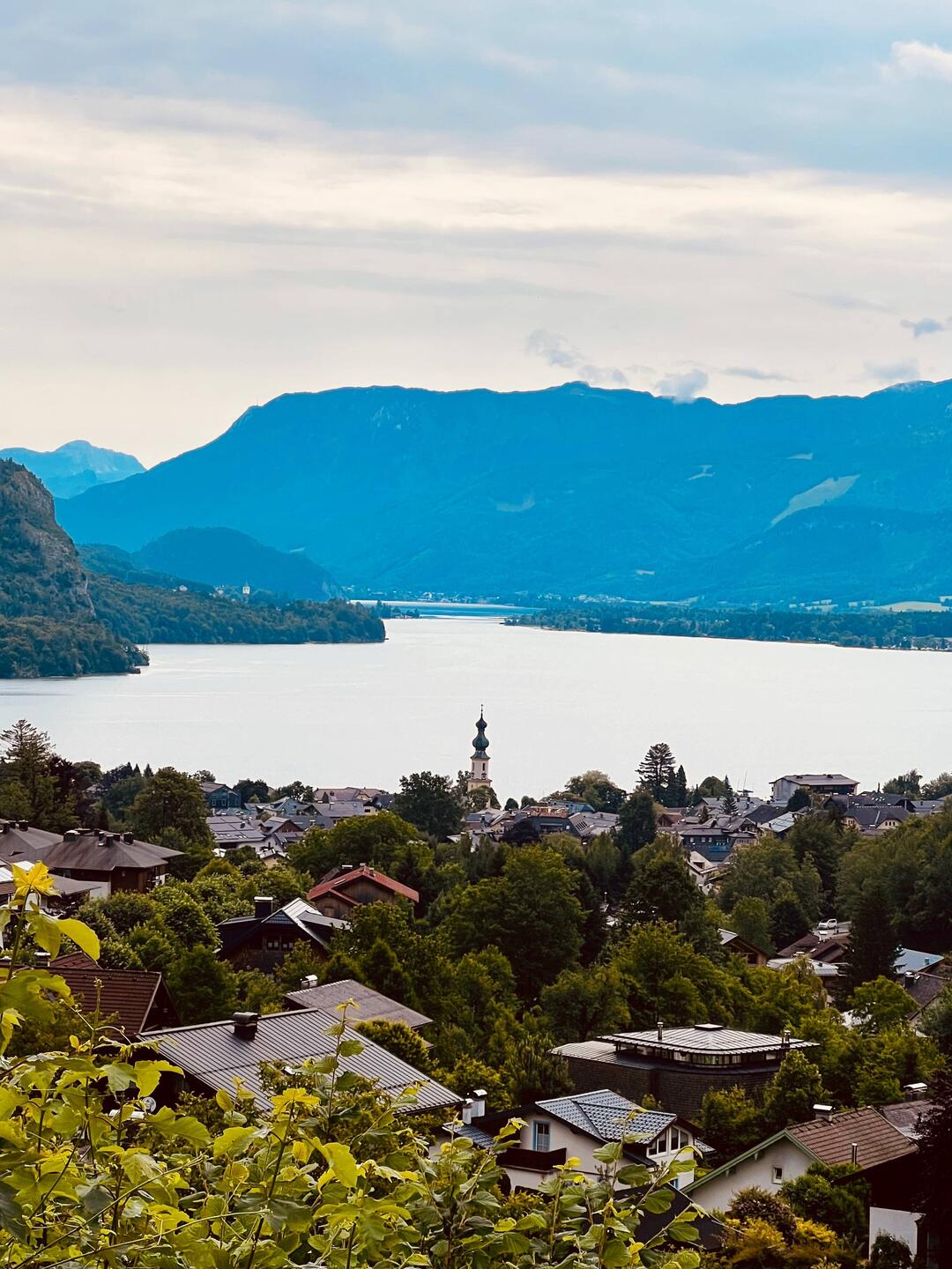 Wolfgangsee von Oben