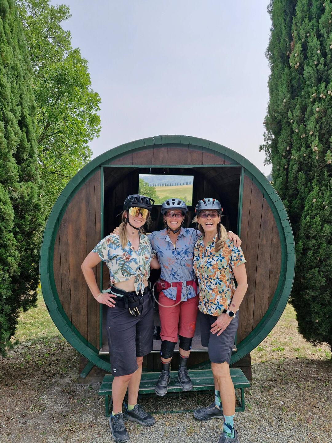 The party shirt girls.