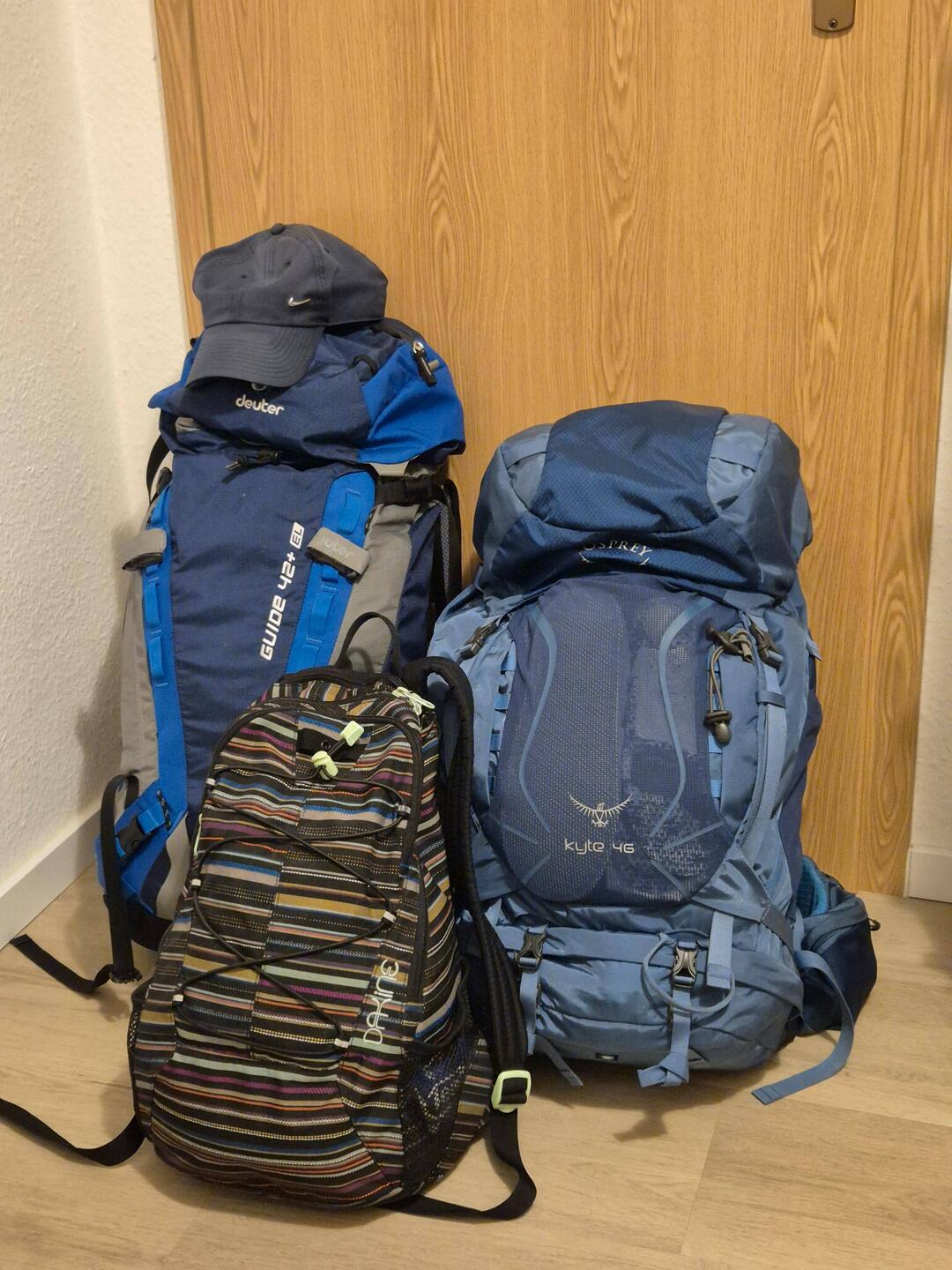 Unser Gepäck für 2 Wochen
