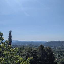 Nicht schlecht, der Terrassenblick
